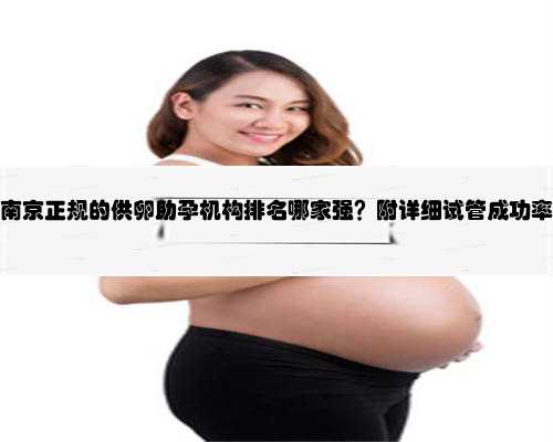南京正规的供卵助孕机构排名哪家强？附详细试管成功率